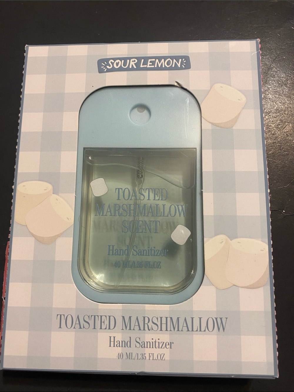 Toasted Marshmallow Hand Sanitizer - Light Blue